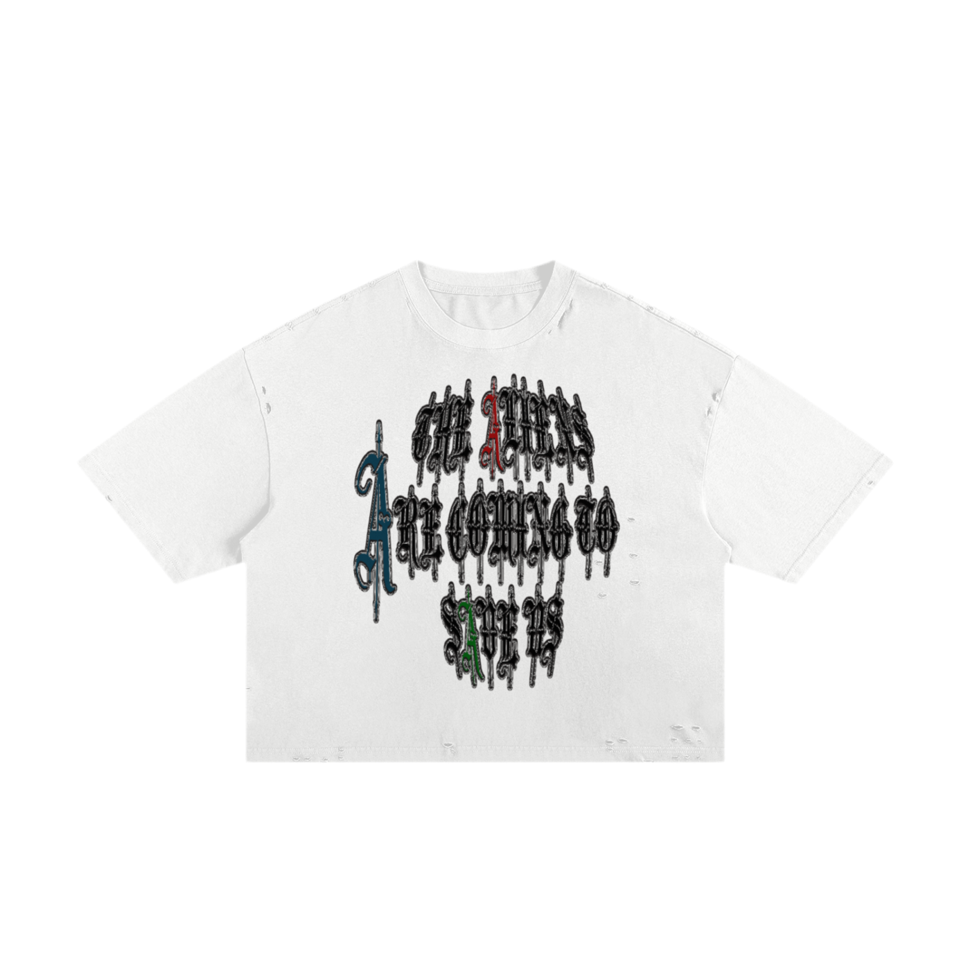 Save Us Shirt [Cream/White]