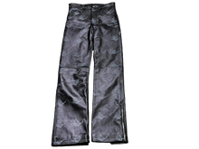 Load image into Gallery viewer, Black Knight Marble Camouflage Leather Pants
