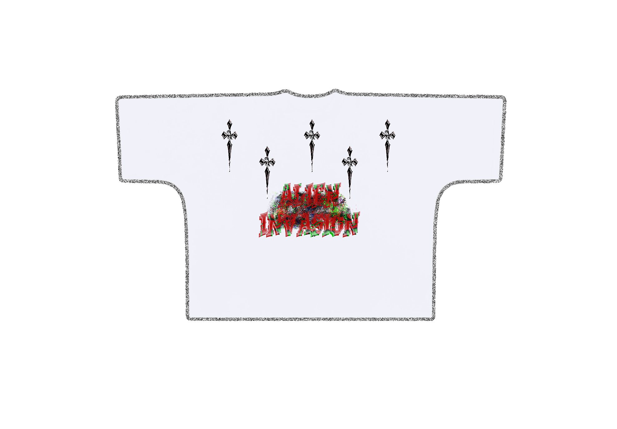 STAINED GLASS SHIRT - Alien Invasion Edition