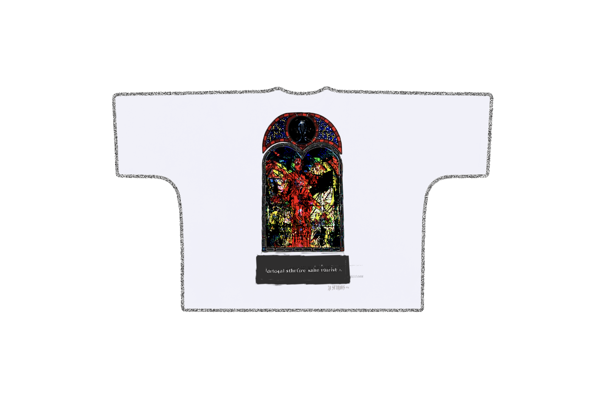 STAINED GLASS SHIRT - Alien Invasion Edition