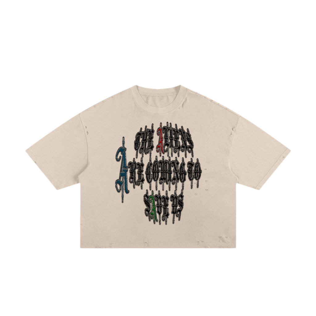 Save Us Shirt [Cream/White]