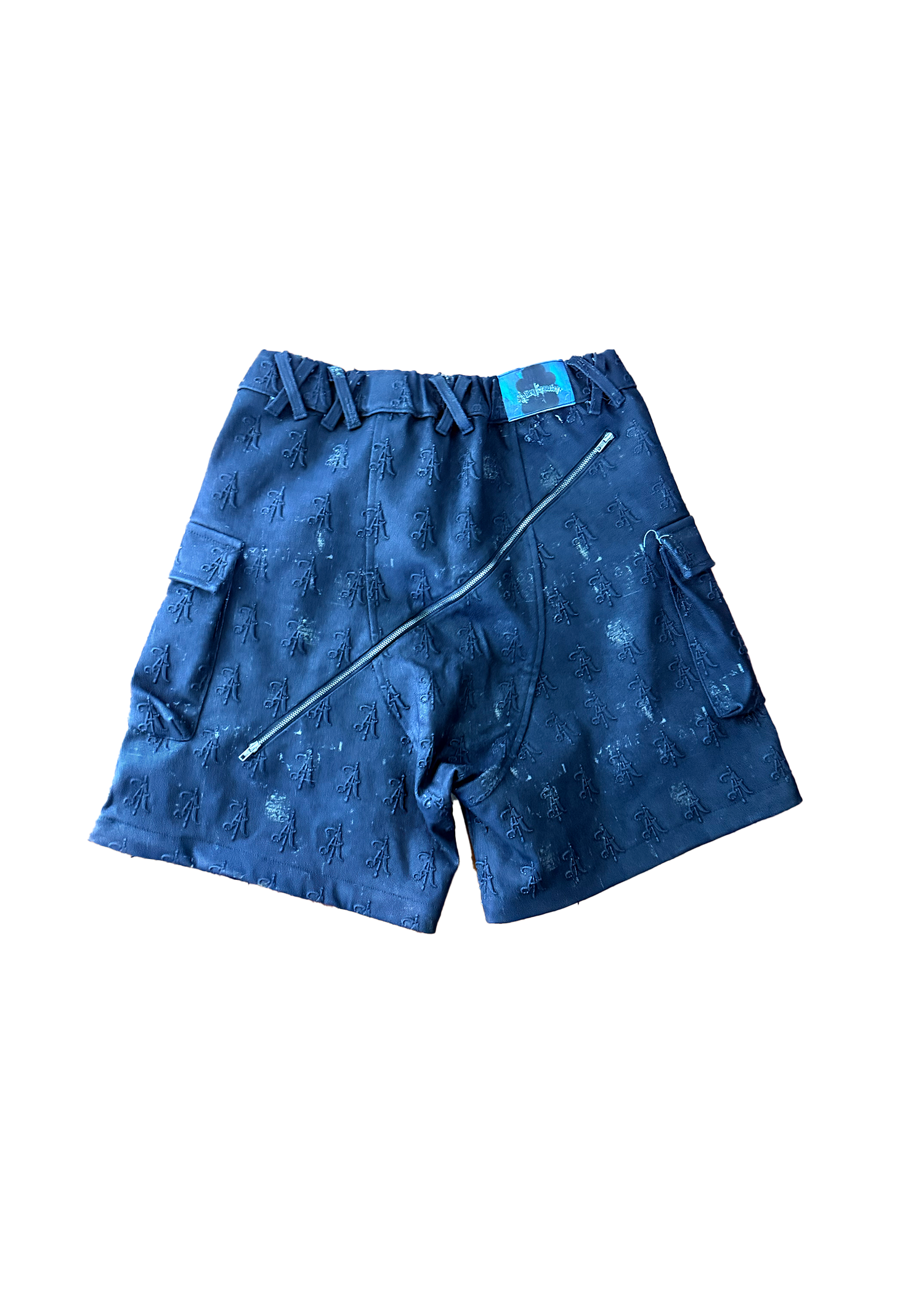 Convertible Cargo Waxed Jeans