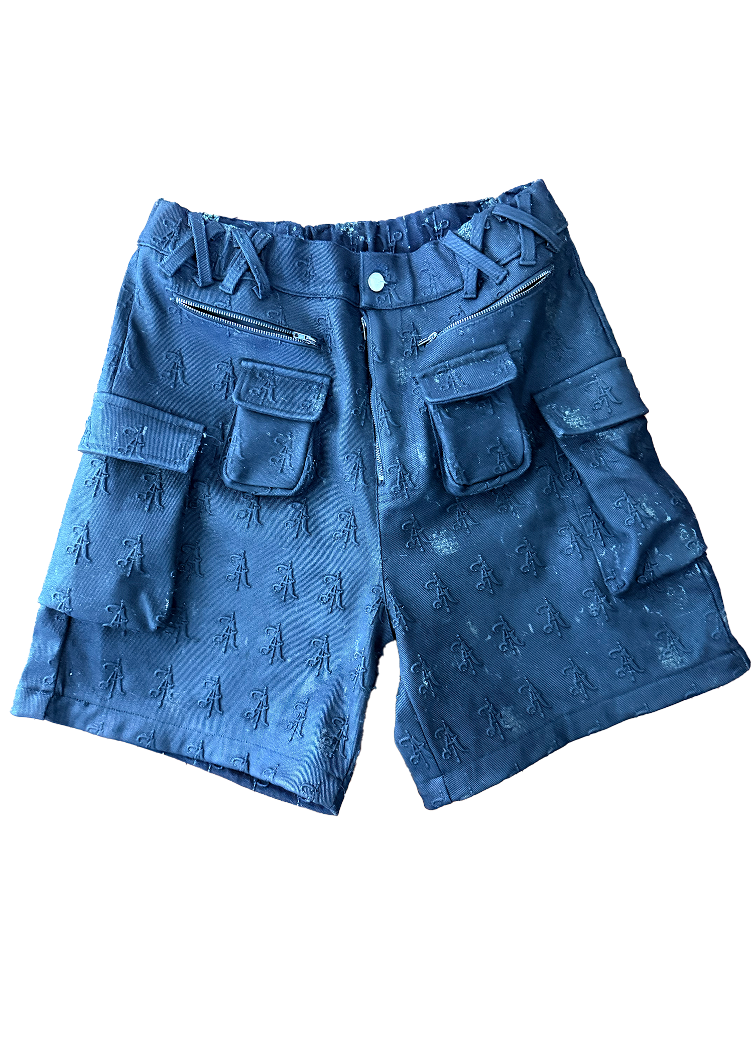 Convertible Cargo Waxed Jeans