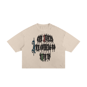 Save Us Shirt [Cream/White]